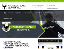Tablet Screenshot of andersonblake.com